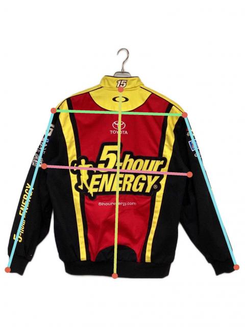 ナスカー レーシングジャケット 本革 レザージャケット サイズM ワッペン 中古・古着通販】NASCAR by JH Design (ナスカーバイジェイエイチ