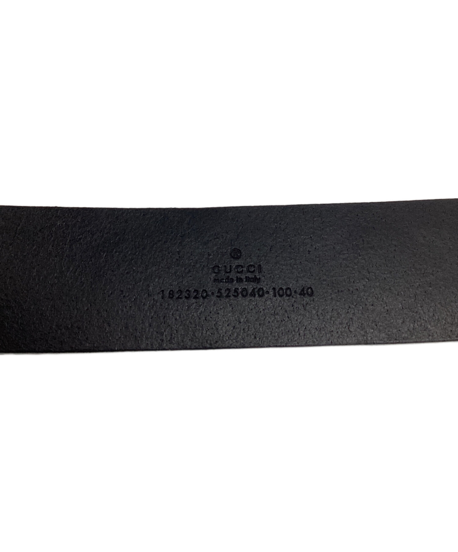 中古・古着通販】GUCCI (グッチ) グッチシマ ベルト ブラック サイズ