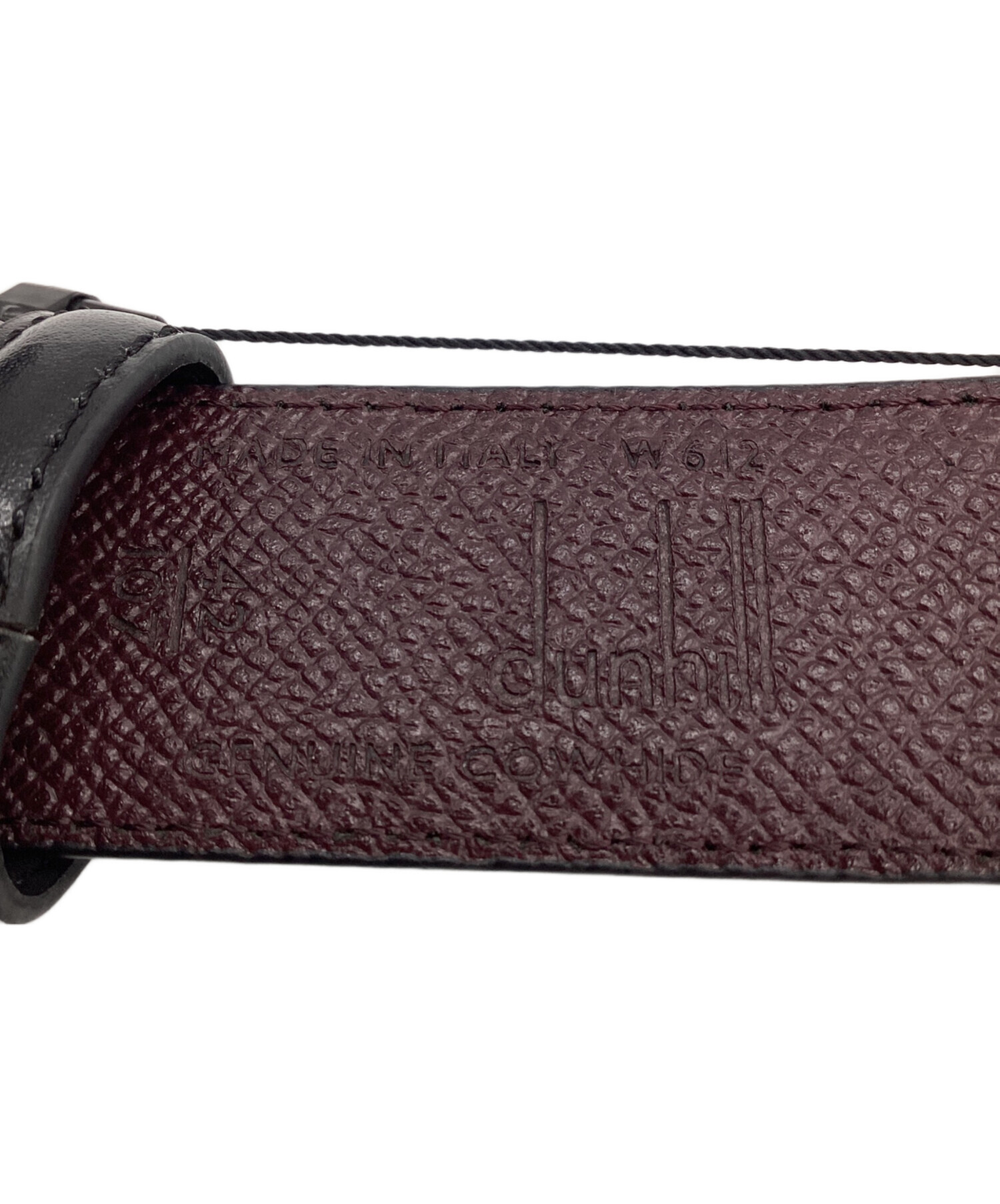 中古・古着通販】dunhill (ダンヒル) レザーベルト ブラック