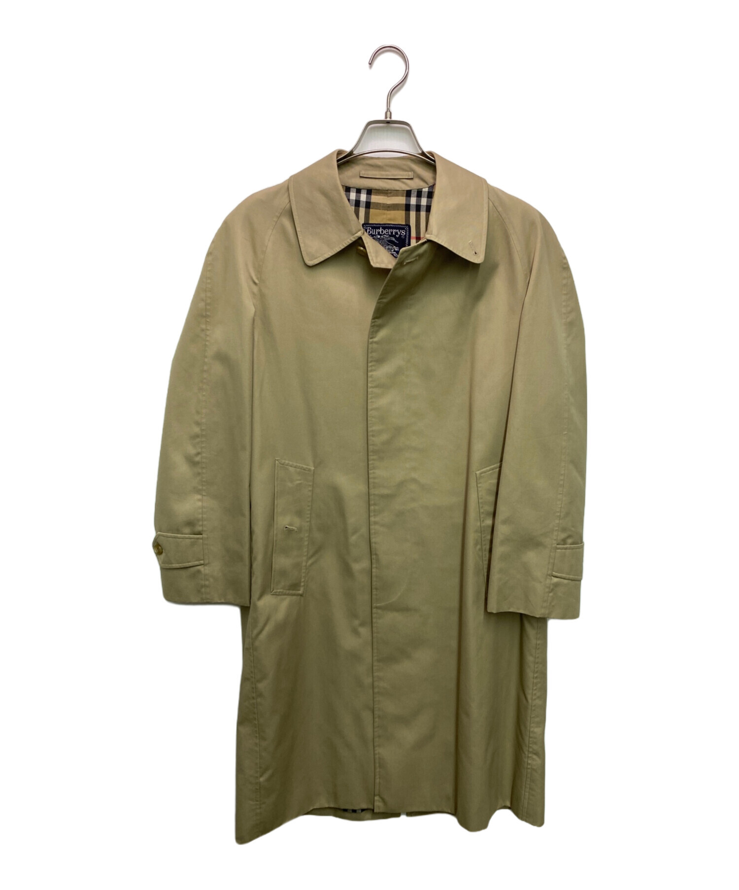 【未使用保管品】バーバリーズ ステンカラーコート ベージュ系 フル装備　Ｍ 中古・古着通販】Burberry's (バーバリーズ) ステンカラーコート