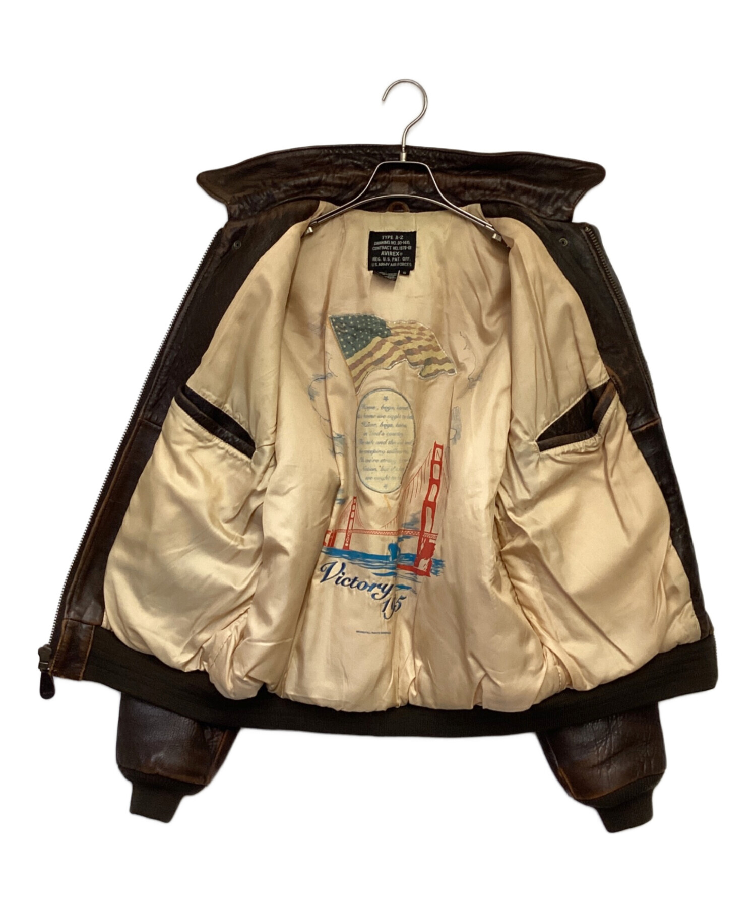 中古・古着通販】AVIREX (アヴィレックス) A-2 フライトジャケット