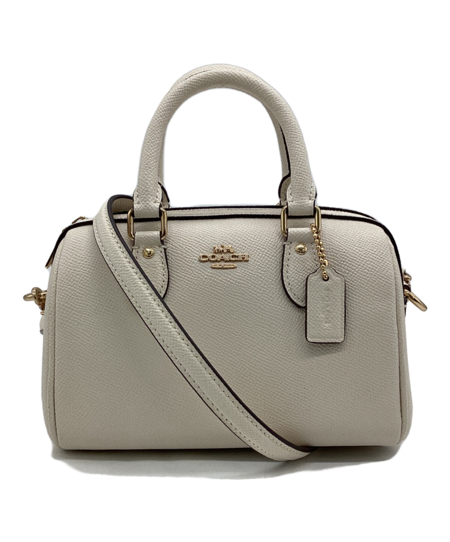 中古・古着通販】COACH (コーチ) ミニローアンクロスボディ アイボリー 