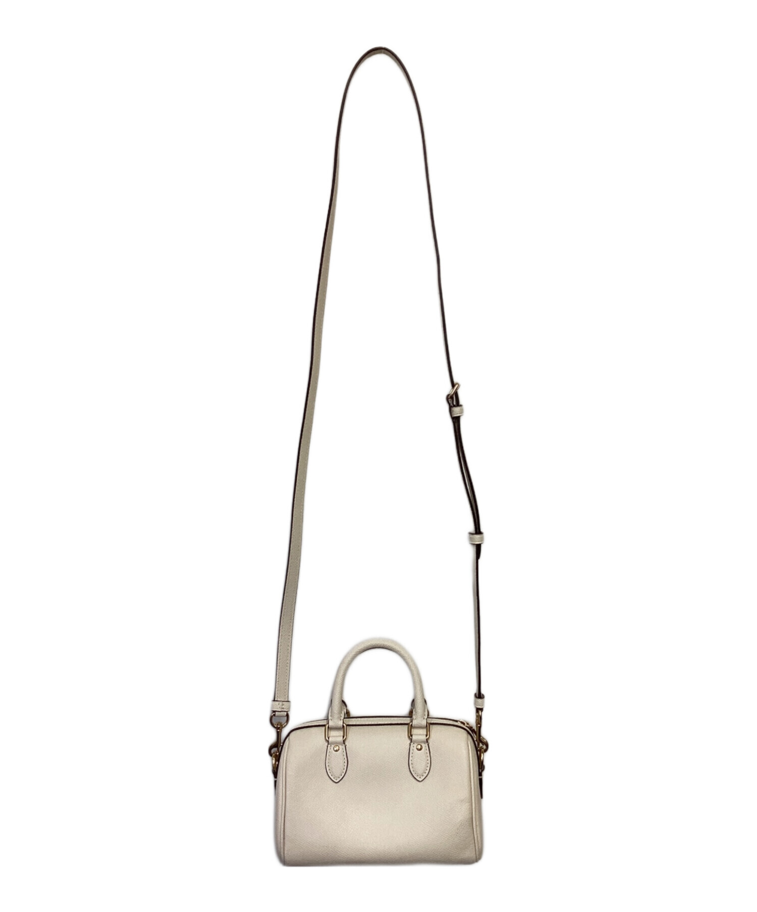 中古・古着通販】COACH (コーチ) ミニローアンクロスボディ アイボリー 