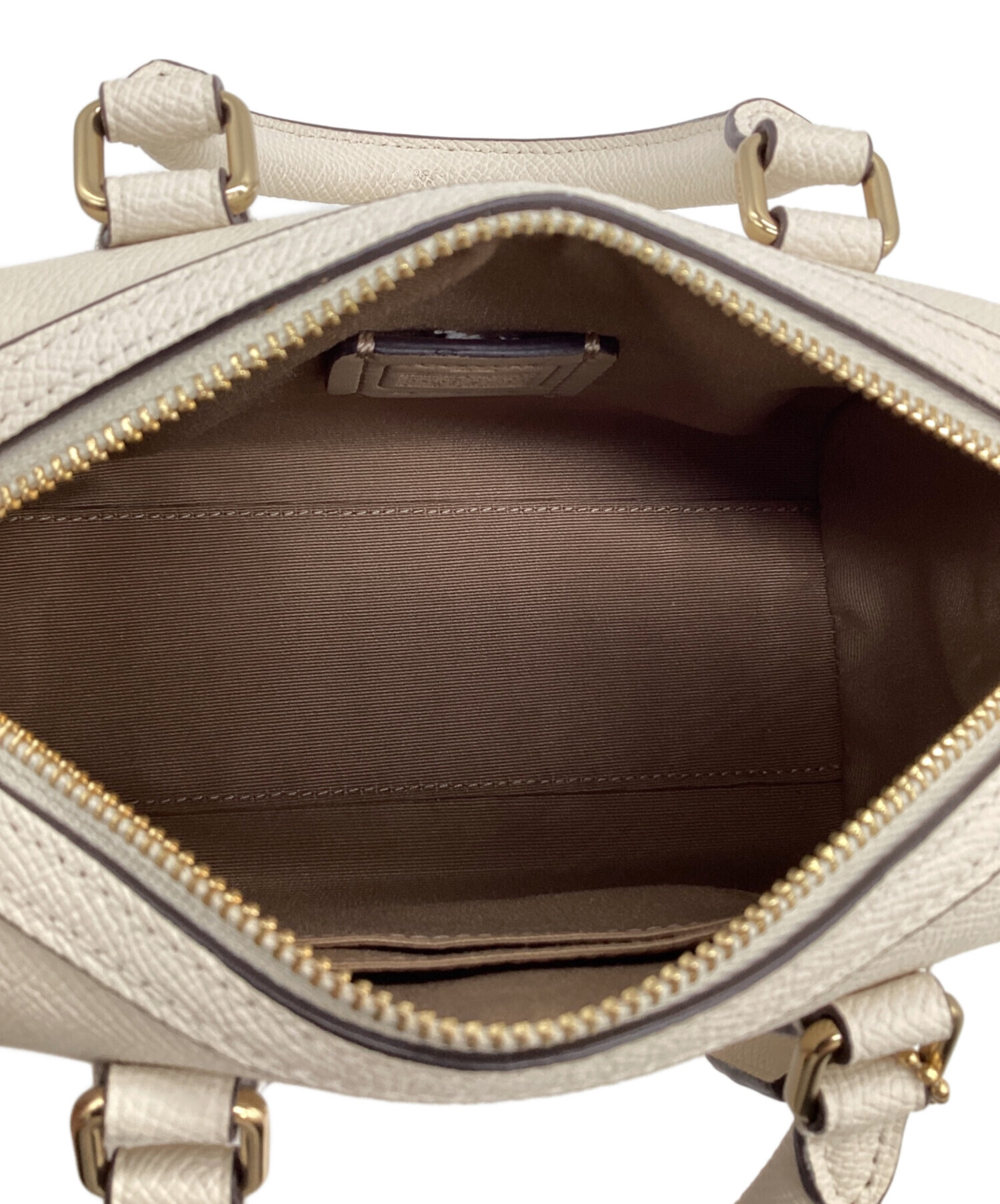 中古・古着通販】COACH (コーチ) ミニローアンクロスボディ アイボリー 
