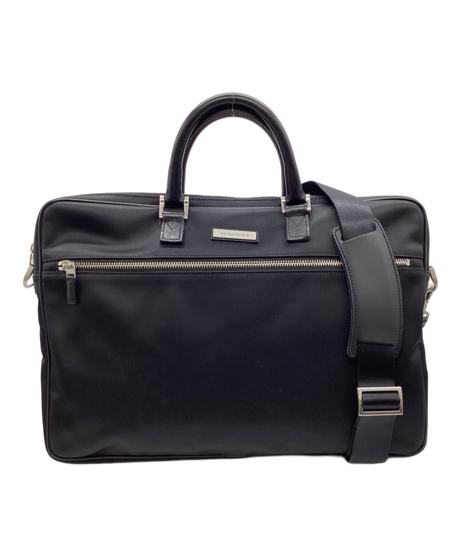 中古・古着通販】BURBERRY (バーバリー) ブリーフケース ブラック 
