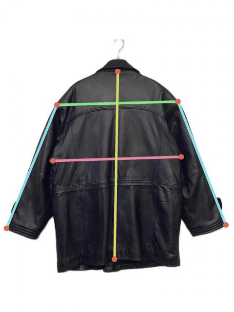 中古・古着通販】BALMAIN (バルマン) レザージャケット ブラック