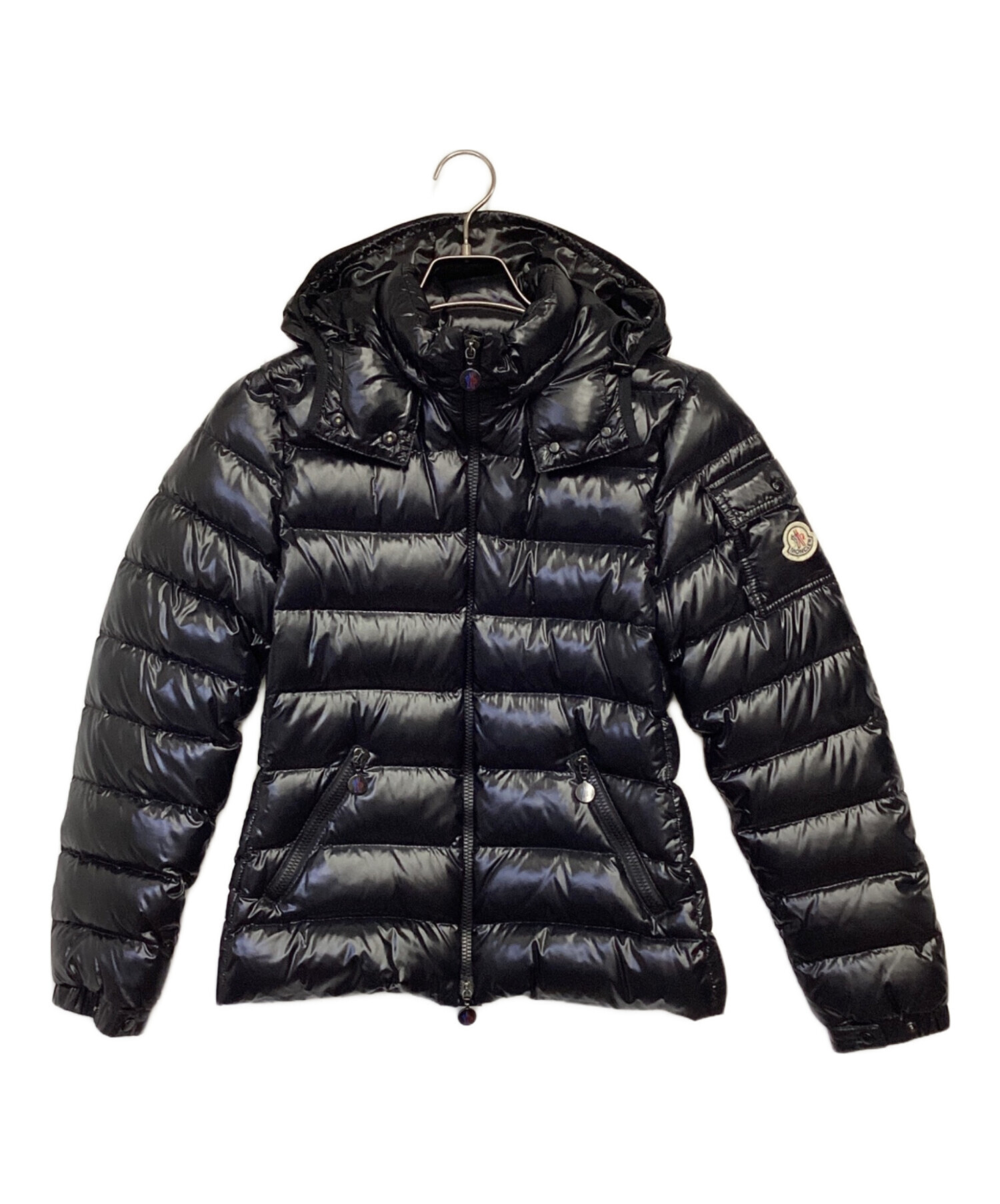 美品　MONCLER BADY 黒 ダウンジャケット サイズ1 ブラック Bady ショートダウンジャケット : ショートダウンジャケット