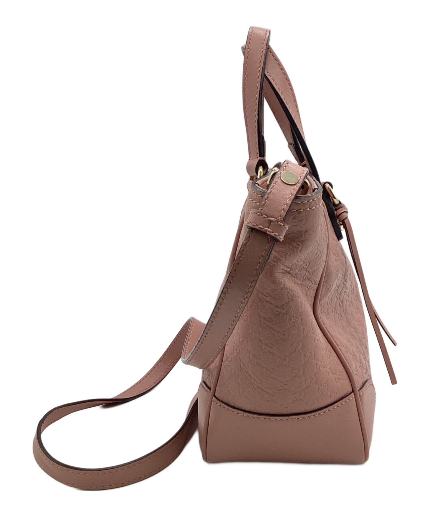 中古 【GUCCI】グッチ『ミンク 2WAYハンドバッグ』136545 レディース 2WAYバッグ 1週間保証 GUCCI (グッチ) 2WAYハンドバッグ オレンジ