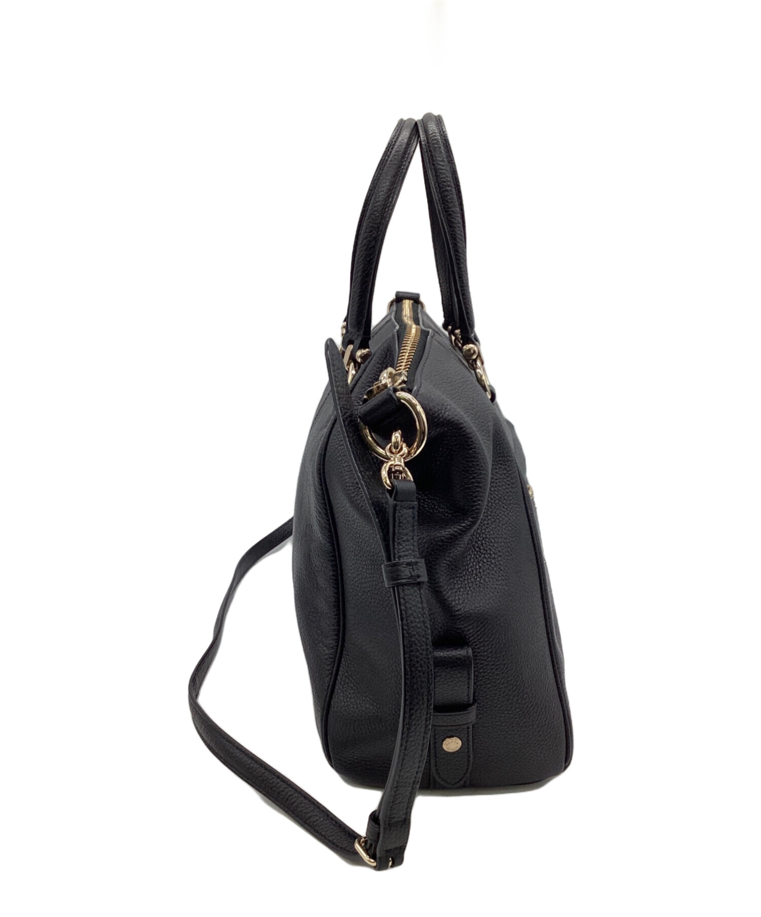 中古・古着通販】COACH (コーチ) 2WAYバッグ ブラック｜ブランド・古着