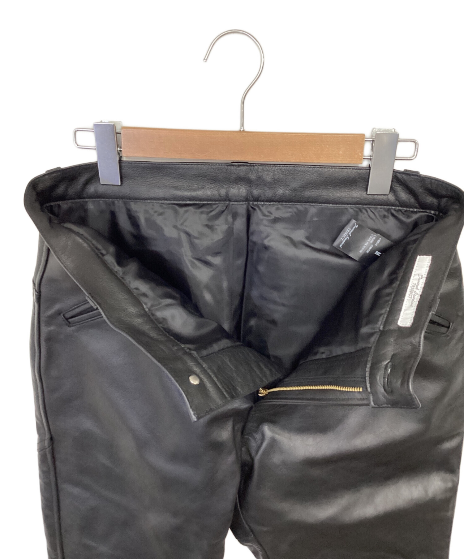 Journal Standard レリューム relume（ジャーナルスタンダード STANDARD JOURNAL ブラックレザーパンツ TRISECT パンツ