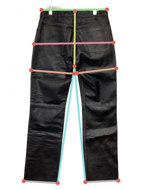 JOURNEY STANDARD TRISECT ブラックレザーパンツ JOURNEY STANDARD TRISECT ブラックレザーパンツ JOURNEY STANDARD