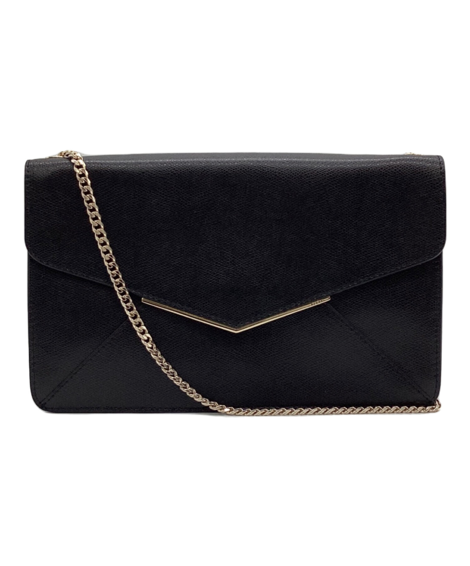 中古・古着通販】FURLA (フルラ) チェーンショルダーバッグ ブラック