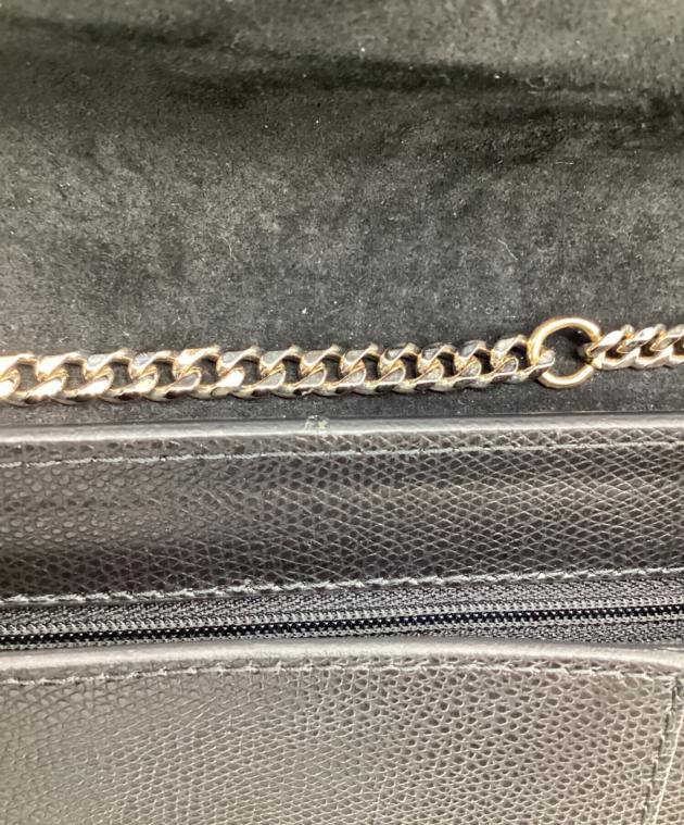 中古・古着通販】FURLA (フルラ) チェーンショルダーバッグ ブラック