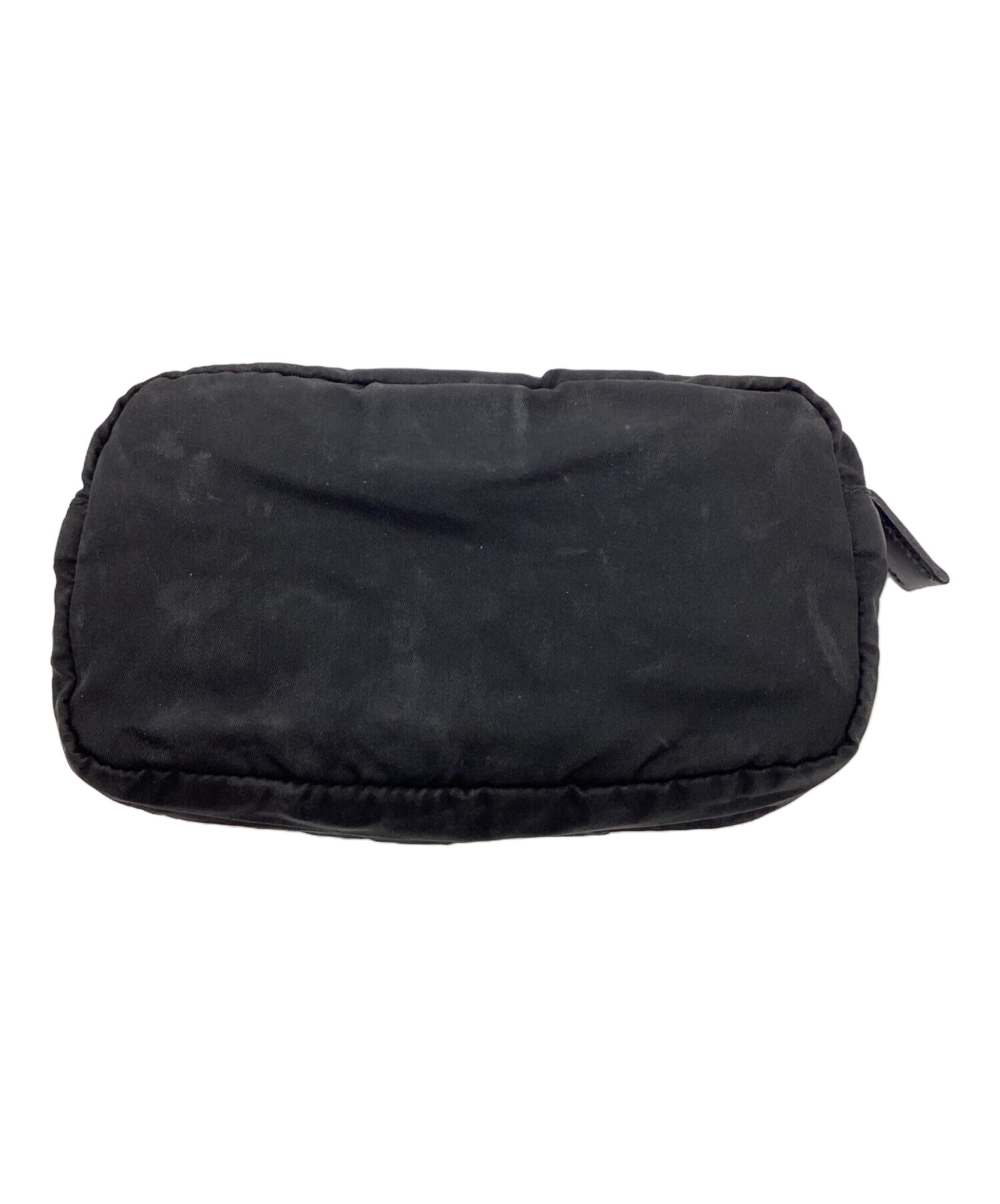 プラダ　ミニポーチ　新品未使用 中古・古着通販】PRADA (プラダ) ミニポーチ ブラック｜ブランド・古着