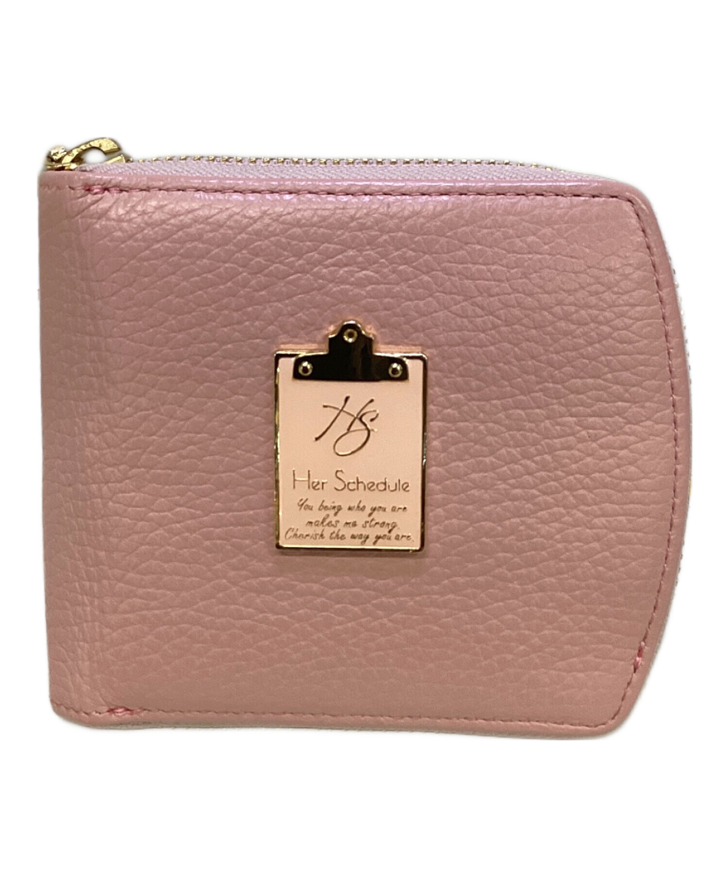 中古・古着通販】Her Schedule (ハースケジュール) 2つ折り財布 ピンク