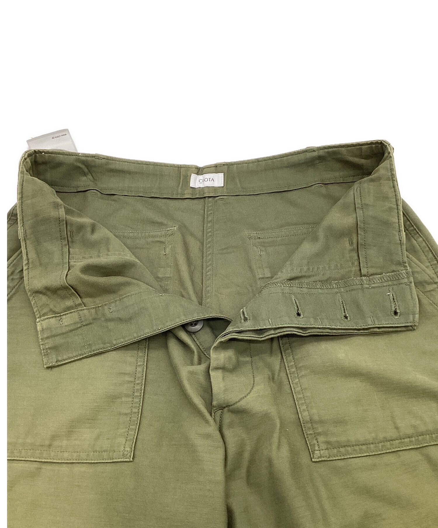 中古・古着通販】CIOTA (シオタ) スビンコットンバックサテンベイカー