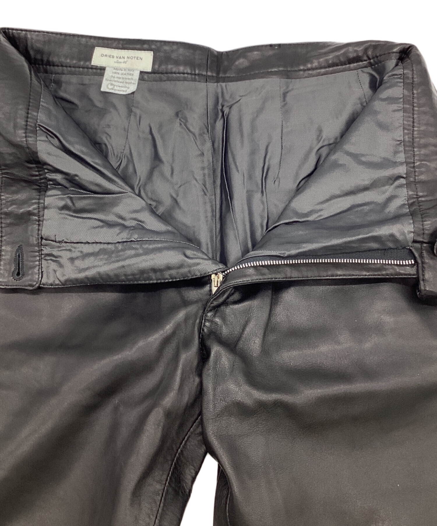 中古・古着通販】DRIES VAN NOTEN (ドリスヴァンノッテン) レザー