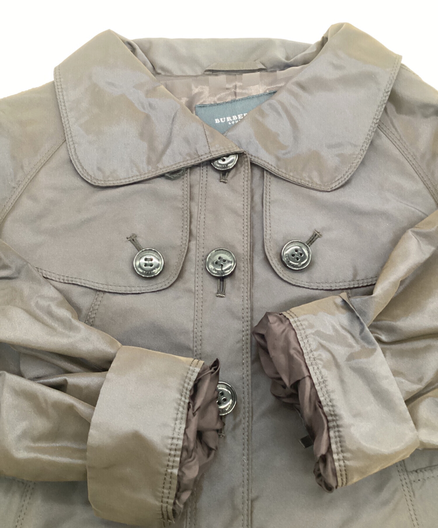 中古・古着通販】BURBERRY (バーバリー) ショートジャケット パープル