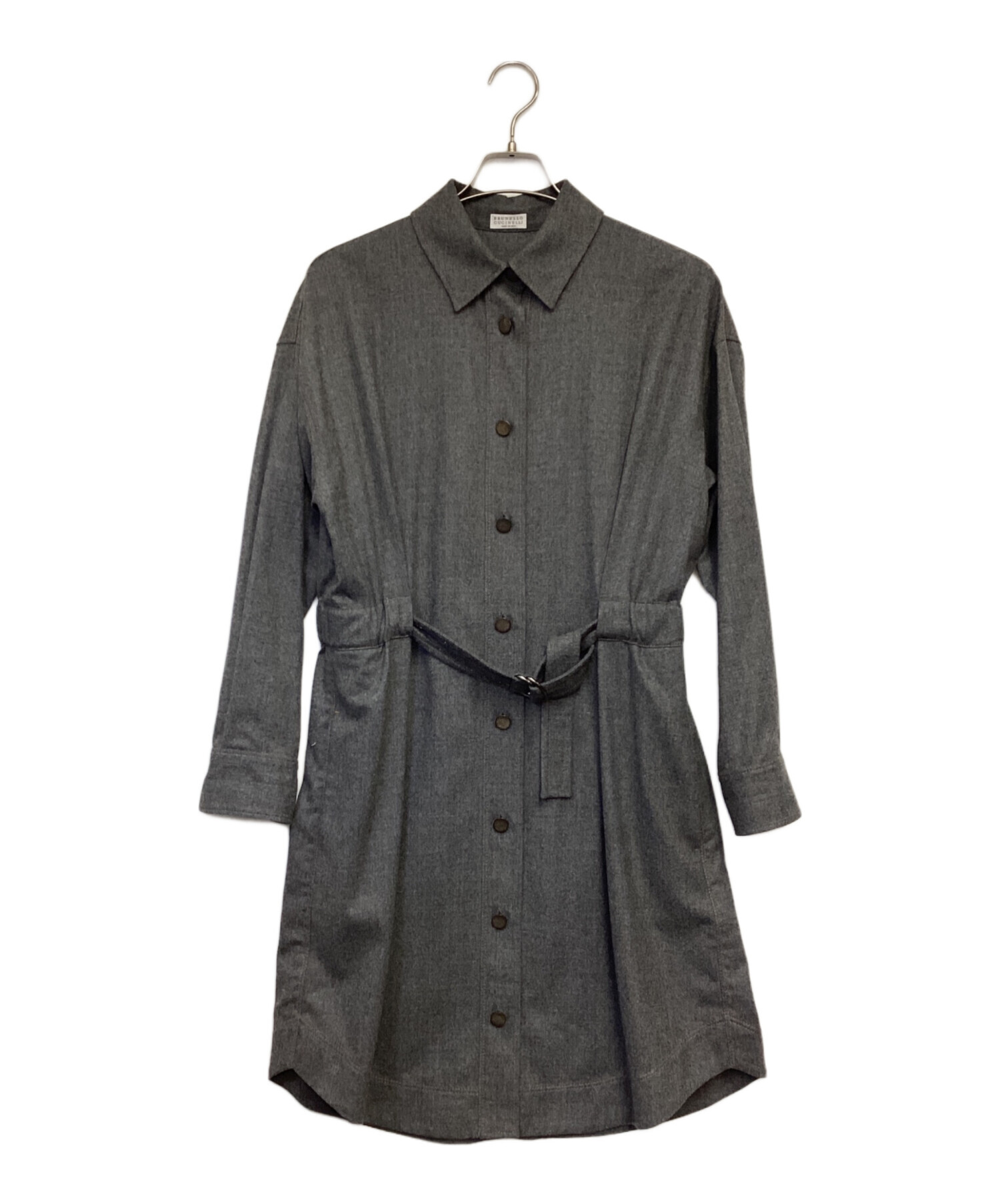 中古・古着通販】BRUNELLO CUCINELLI (ブルネロクチネリ) ウールシャツ