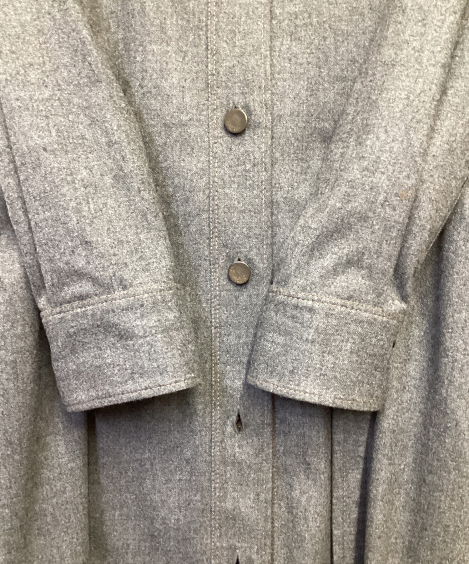 中古・古着通販】BRUNELLO CUCINELLI (ブルネロクチネリ) ウールシャツ 
