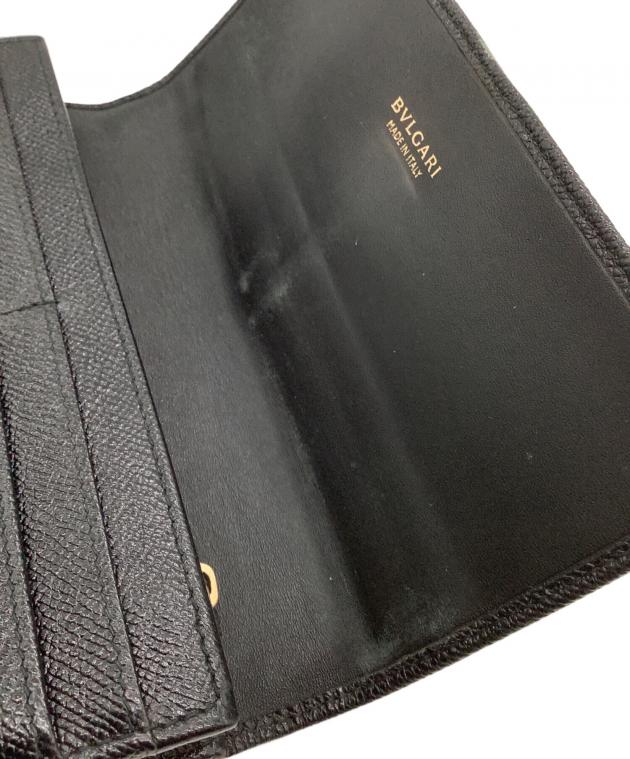 中古・古着通販】BVLGARI (ブルガリ) サークルロゴ 長財布 ブラック