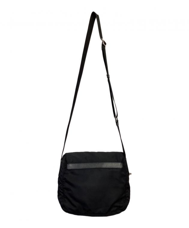 中古・古着通販】PRADA (プラダ) ナイロンショルダーバッグ ブラック