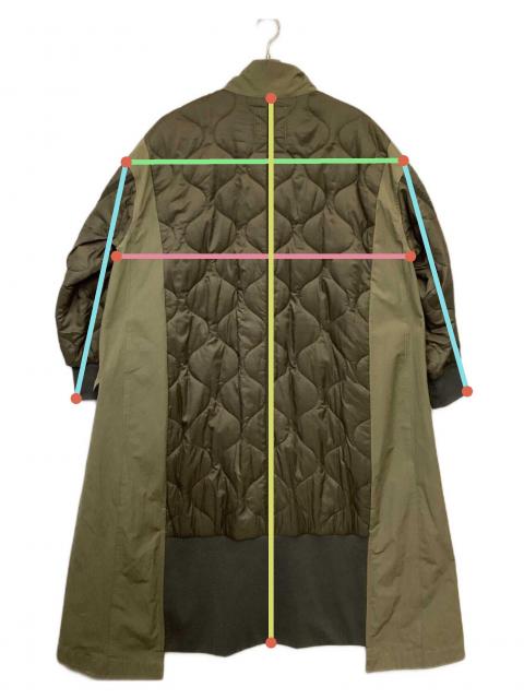 中古・古着通販】etsinta (エシンタ) 切替マキシミリタリーコート