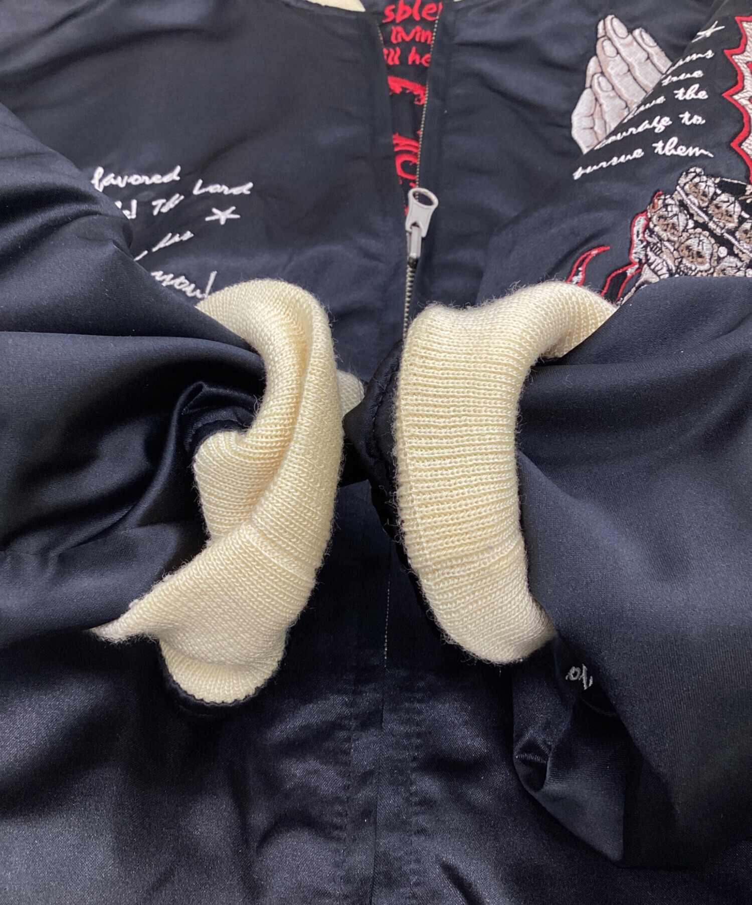 BLOOD MESSAGE ブラッドメッセージ スカジャン リバーシブル　ベロア BLOOD MESSAGE ブラッドメッセージ スカジャン リバーシブル ベロア