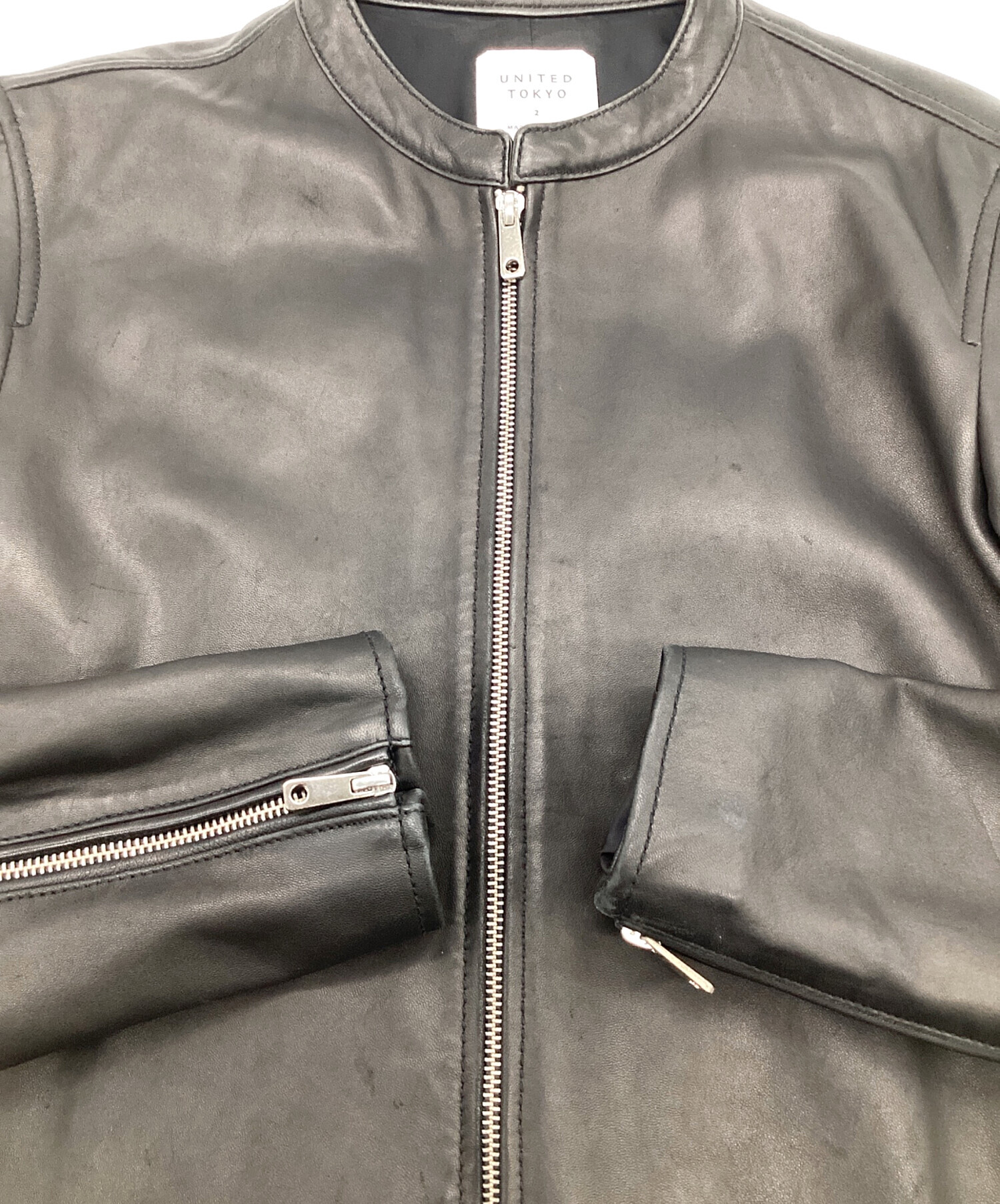 限定値下げ【美品】UNITED TOKYO ラムレザージャケット Lサイズ 中古・古着通販】UNITED TOKYO (ユナイテッドトーキョー) ラムレザー