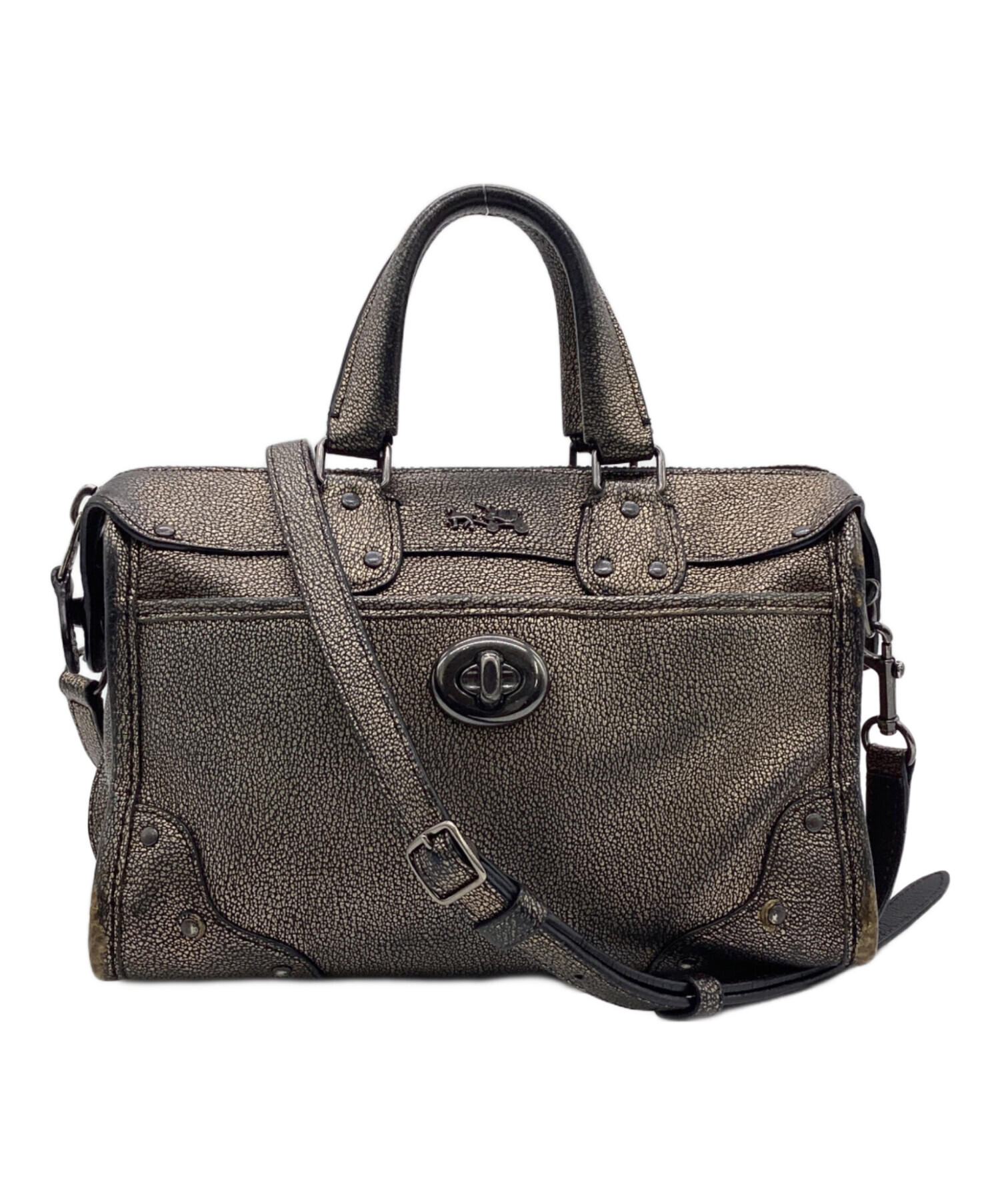 中古・古着通販】COACH (コーチ) ライダー 24 サッチェル 2WAYバッグ