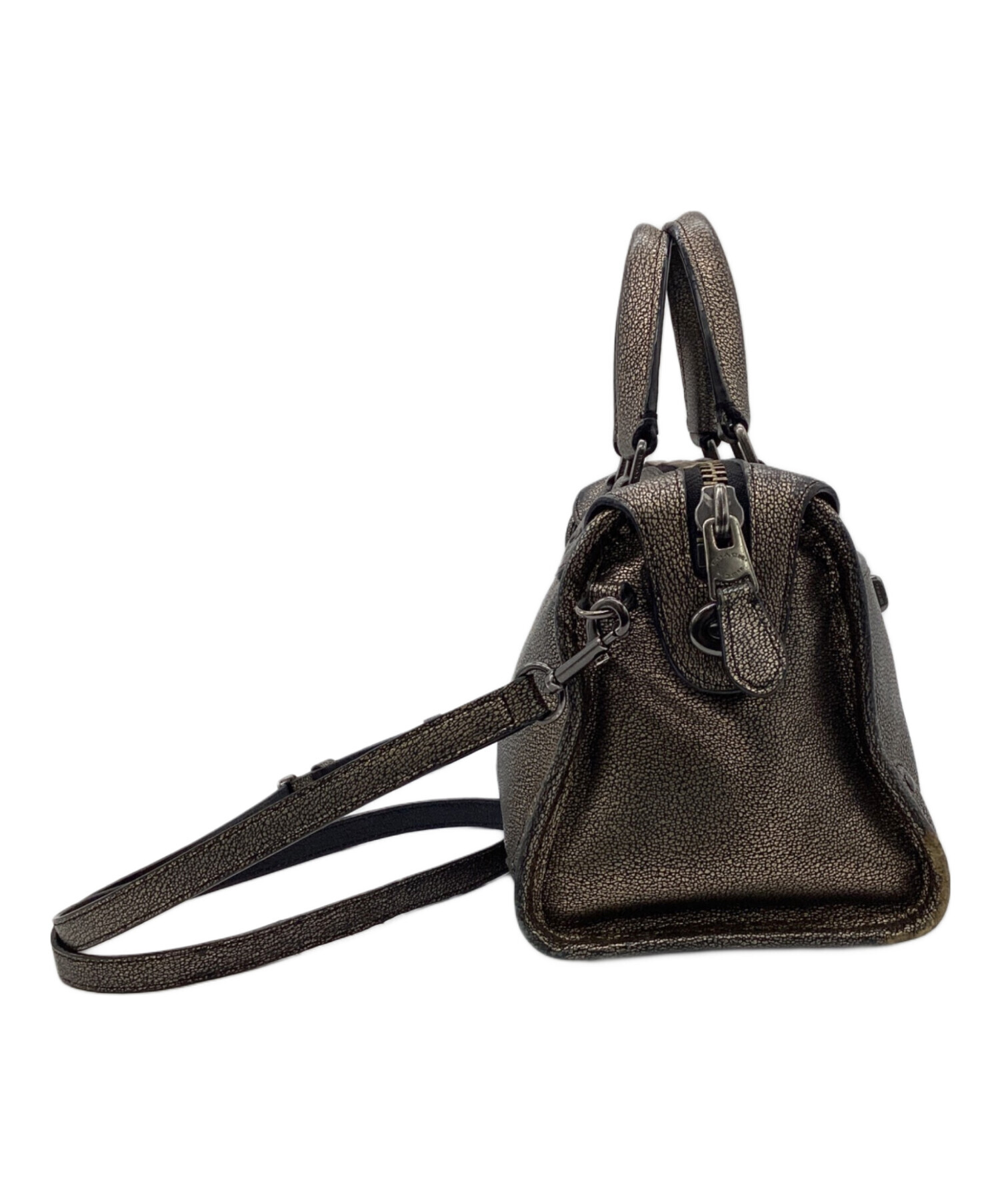 中古・古着通販】COACH (コーチ) ライダー 24 サッチェル 2WAYバッグ 