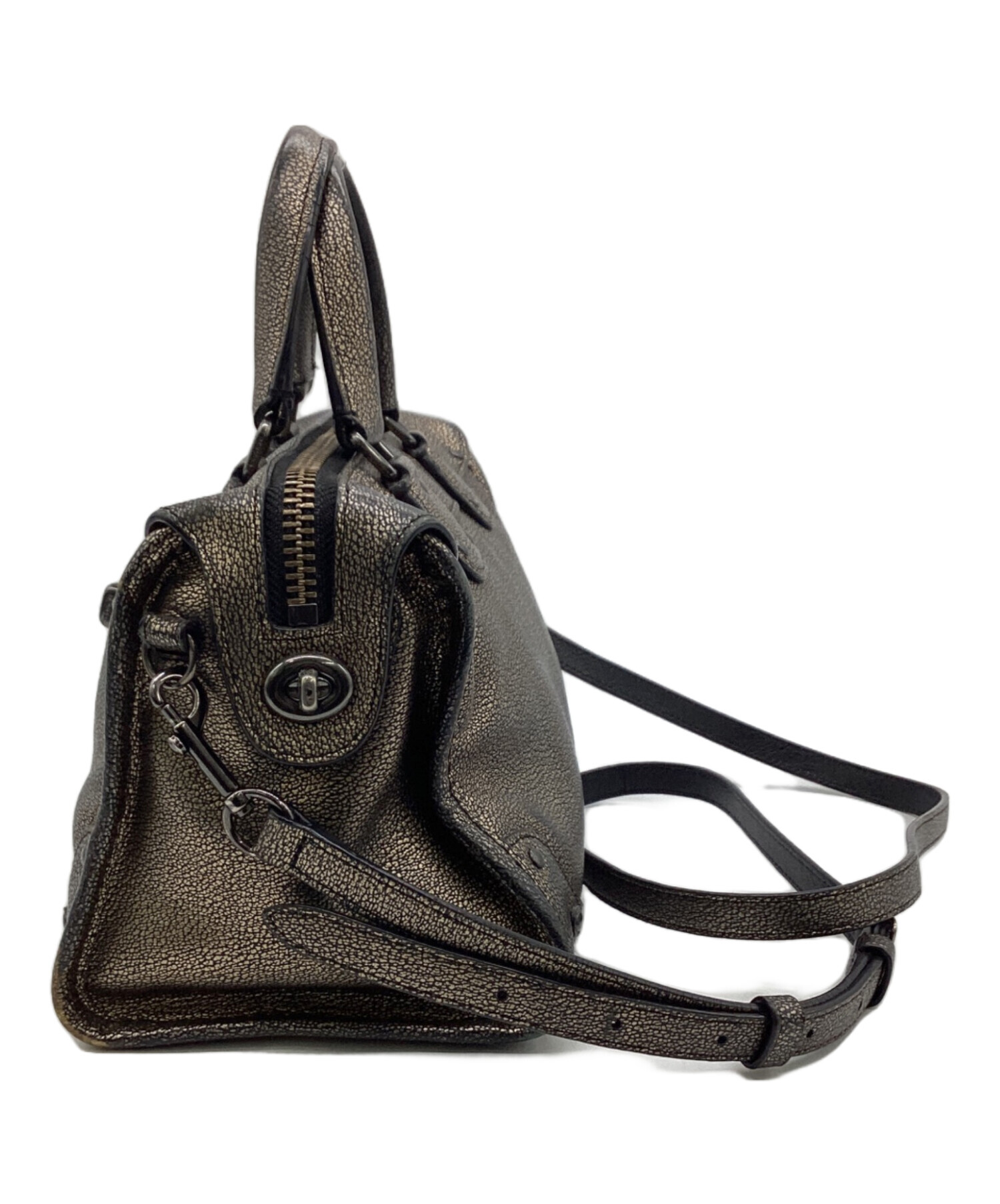 中古・古着通販】COACH (コーチ) ライダー 24 サッチェル 2WAYバッグ