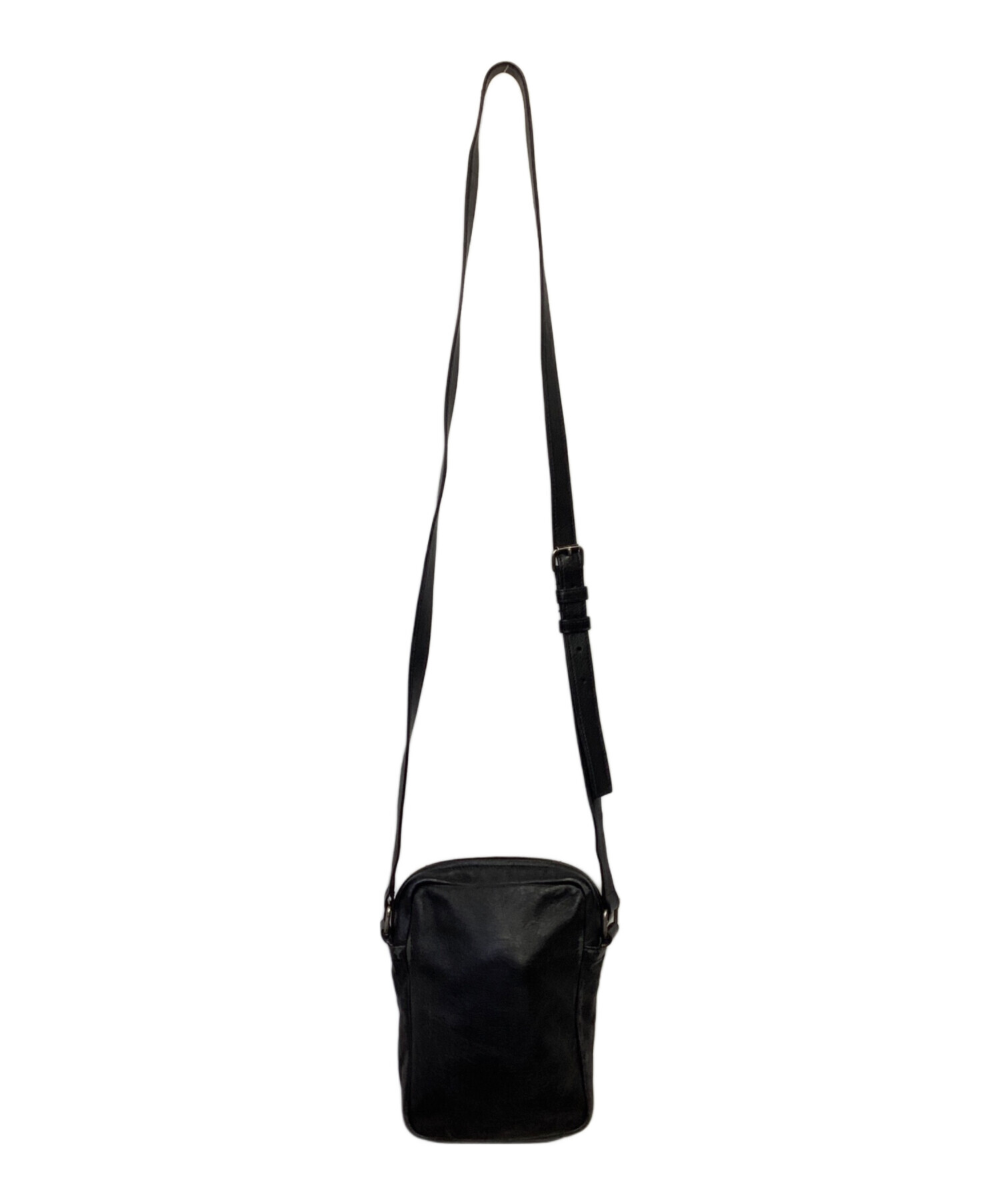SAINT LAURENT PARIS レザー ショルダーバッグ 中古・古着通販】Saint Laurent Paris (サンローランパリ) レザー