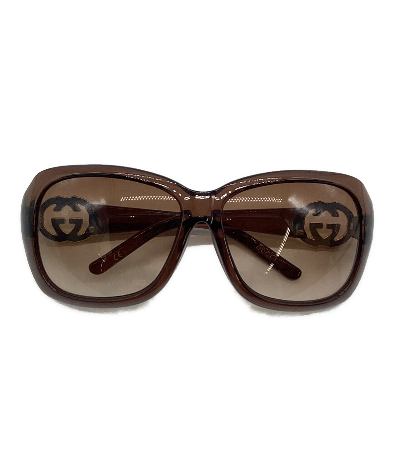 ✨美品 ✨グッチ GUCCI バンブー サングラス ブラウン 中古・古着通販】GUCCI (グッチ) インターロッキングG バンブー