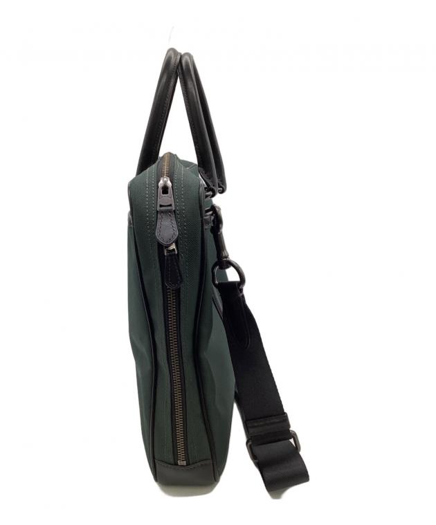 中古・古着通販】COACH (コーチ) ビジネスバッグ グリーン｜ブランド