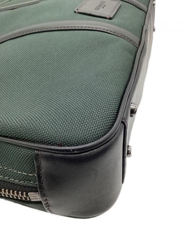 中古・古着通販】COACH (コーチ) ビジネスバッグ グリーン｜ブランド