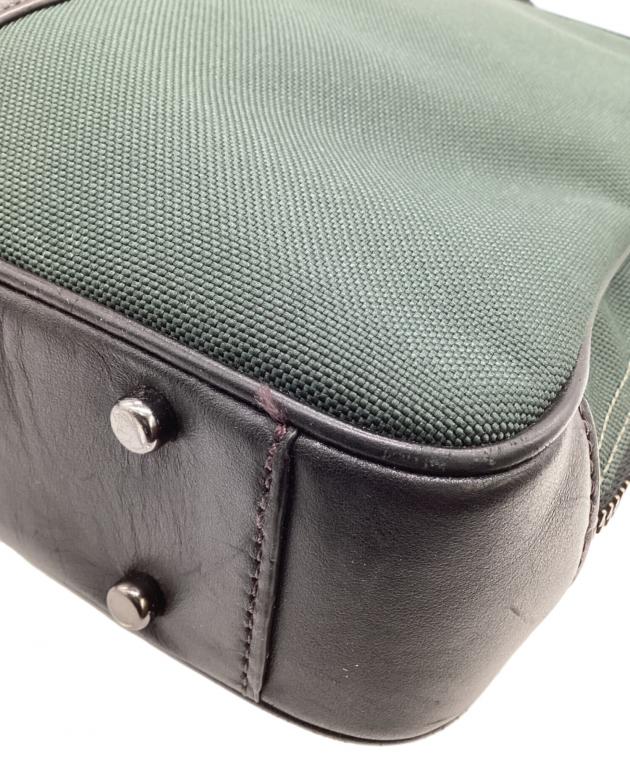 中古・古着通販】COACH (コーチ) ビジネスバッグ グリーン｜ブランド