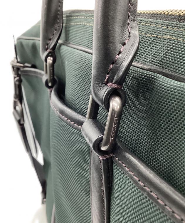 COACH モスグリーン　ビジネスバッグ 中古・古着通販】COACH (コーチ) ビジネスバッグ グリーン｜ブランド