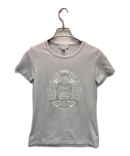 中古・古着通販】CELINE (セリーヌ) プリントカットソー ライトグレー