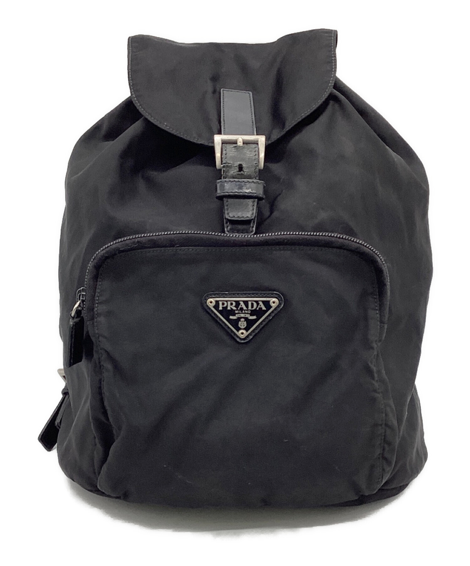 中古・古着通販】PRADA (プラダ) ナイロンリュック ブラック｜ブランド