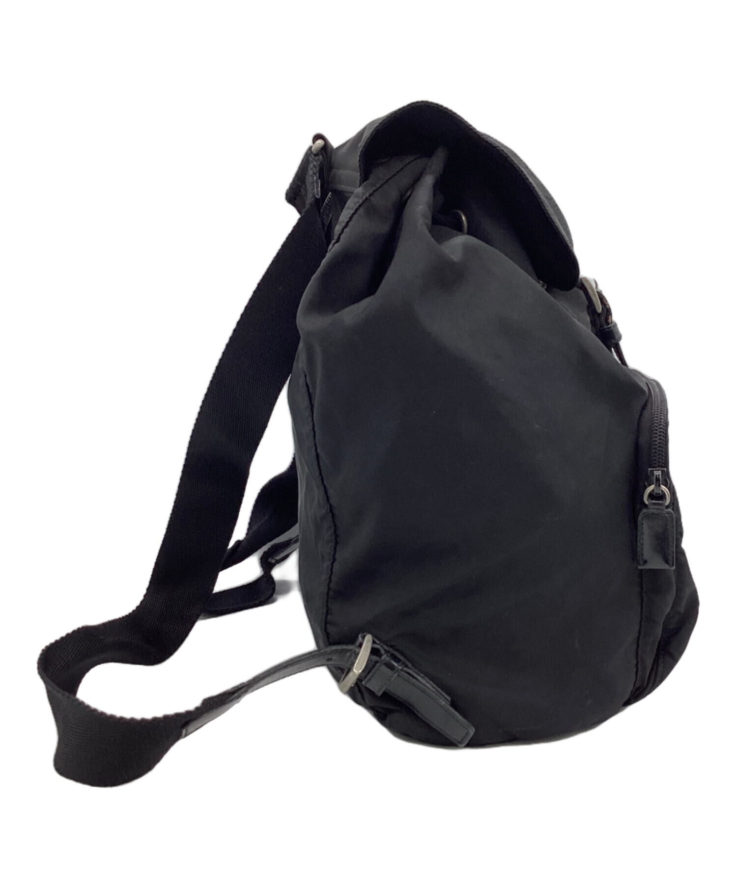 中古・古着通販】PRADA (プラダ) ナイロンリュック ブラック｜ブランド