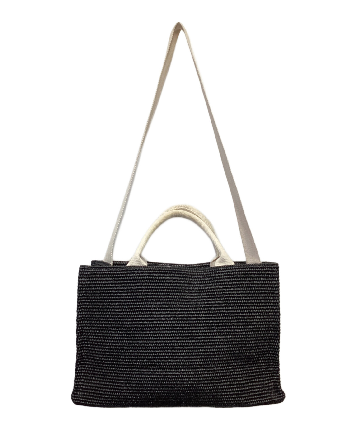 MARNI マルニ EASTWEST スモール トートバッグ ブラック 中古・古着通販】MARNI (マルニ) East-West スモールトートバッグ