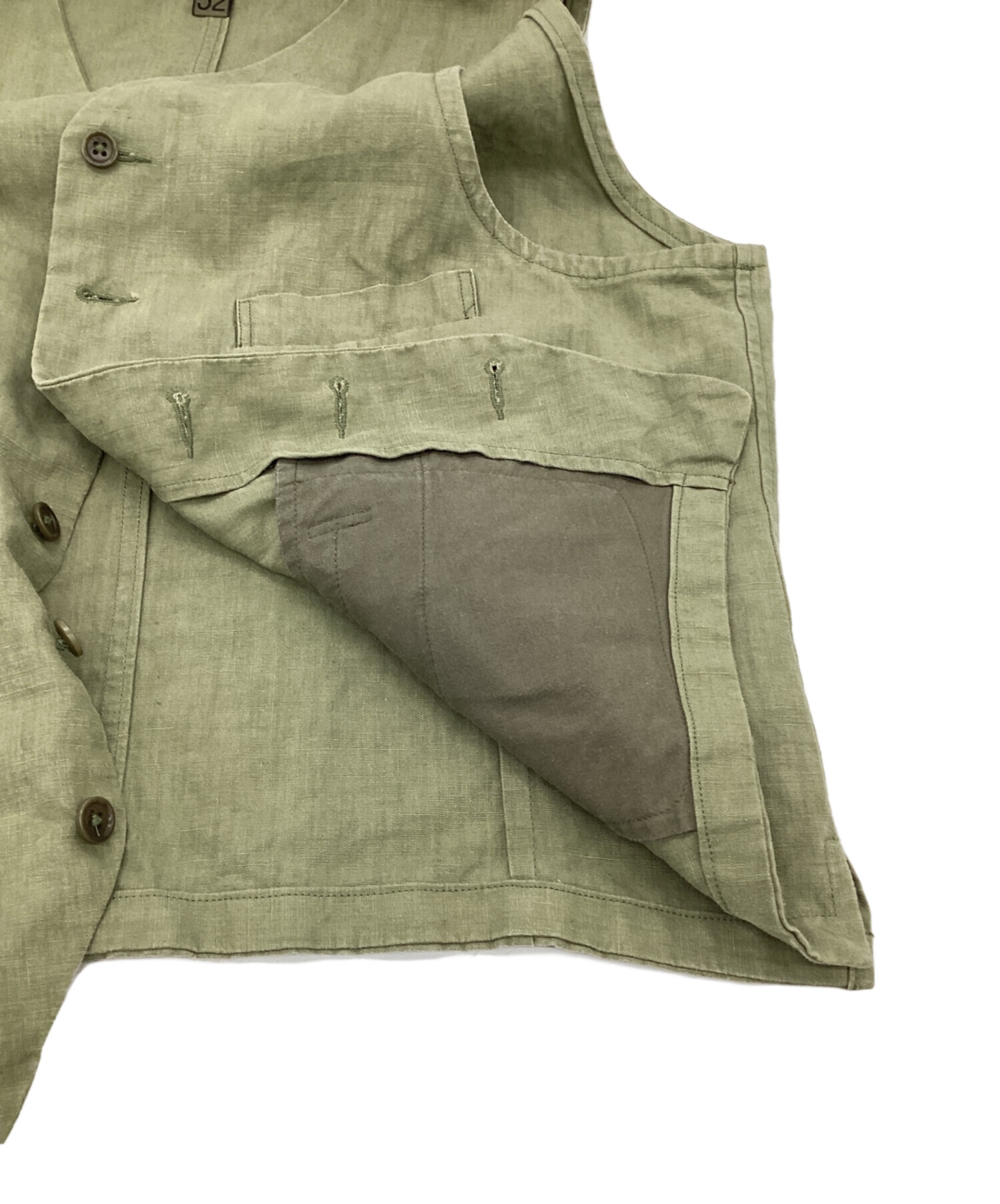 中古・古着通販】NIGEL CABOURN (ナイジェルケーボン) リネンベスト