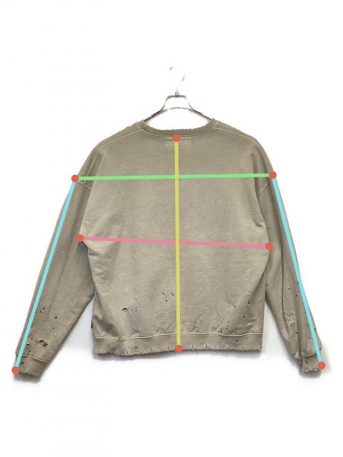 中古・古着通販】NEIGHBORHOOD (ネイバーフッド) DAMAGE SWEATSHIRT