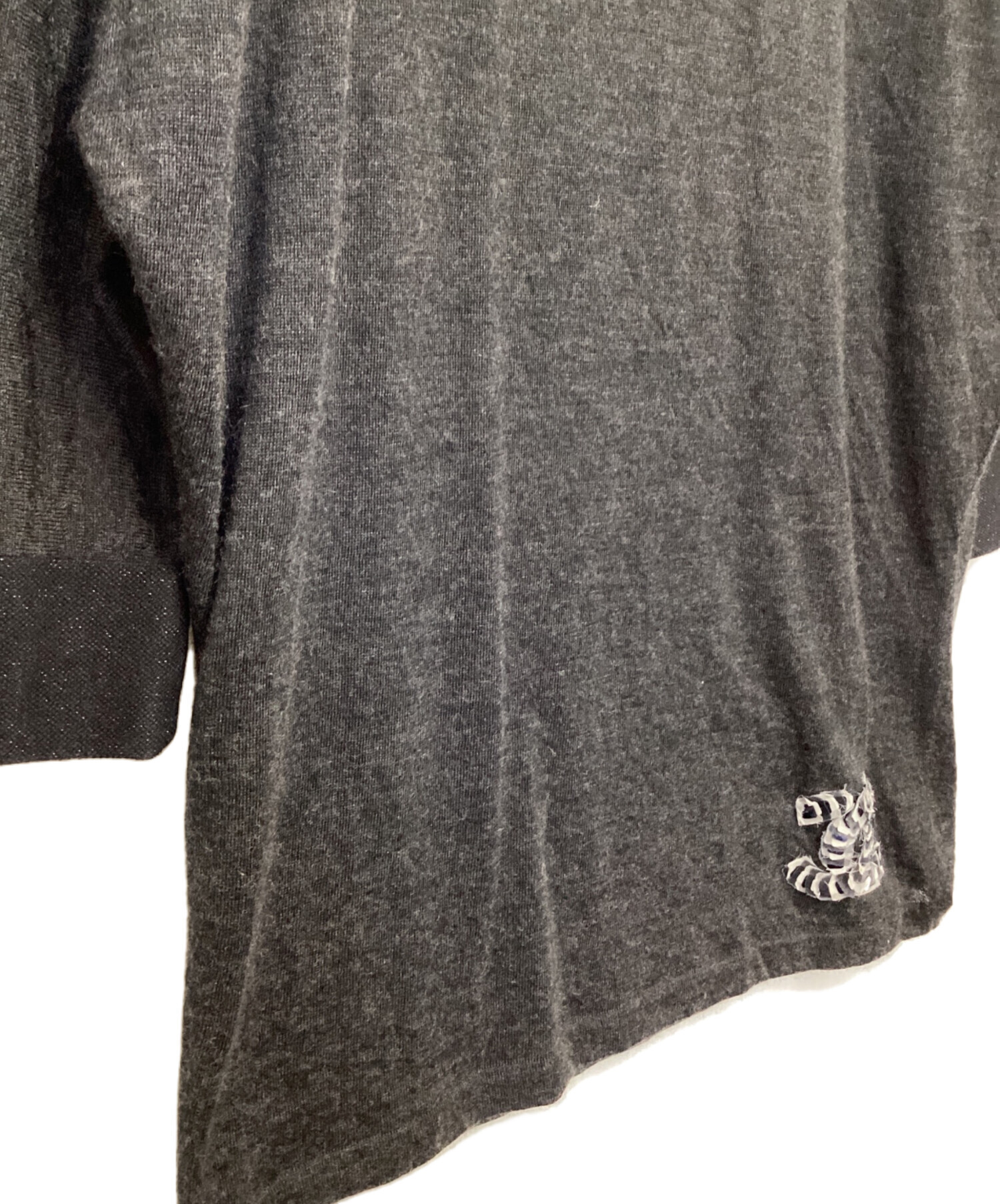 中古・古着通販】CHANEL (シャネル) カシミヤ混 ニット ブラック