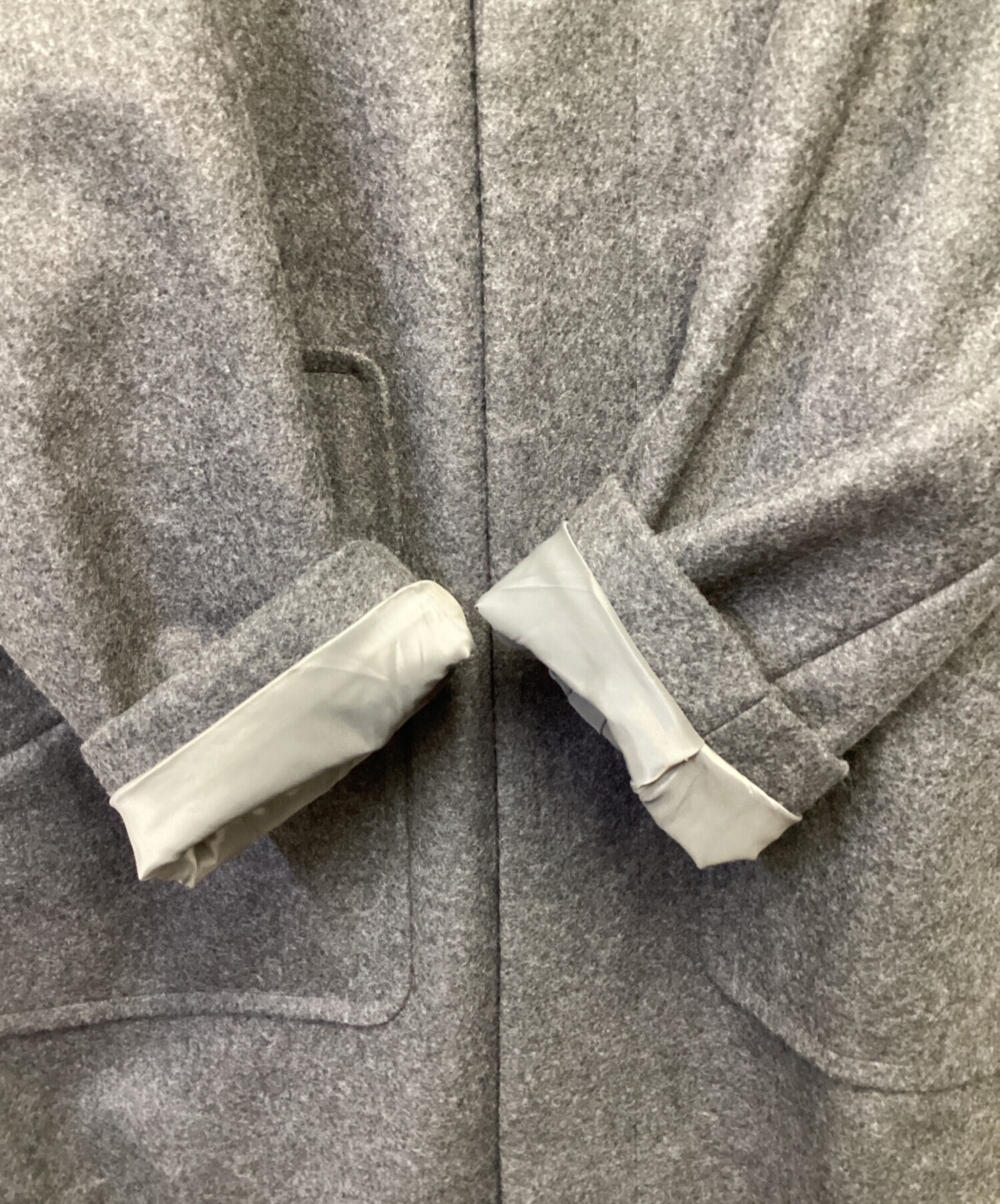 中古・古着通販】UN3D. (アンスリード) TUCK SHOLDER LONG CT（タック