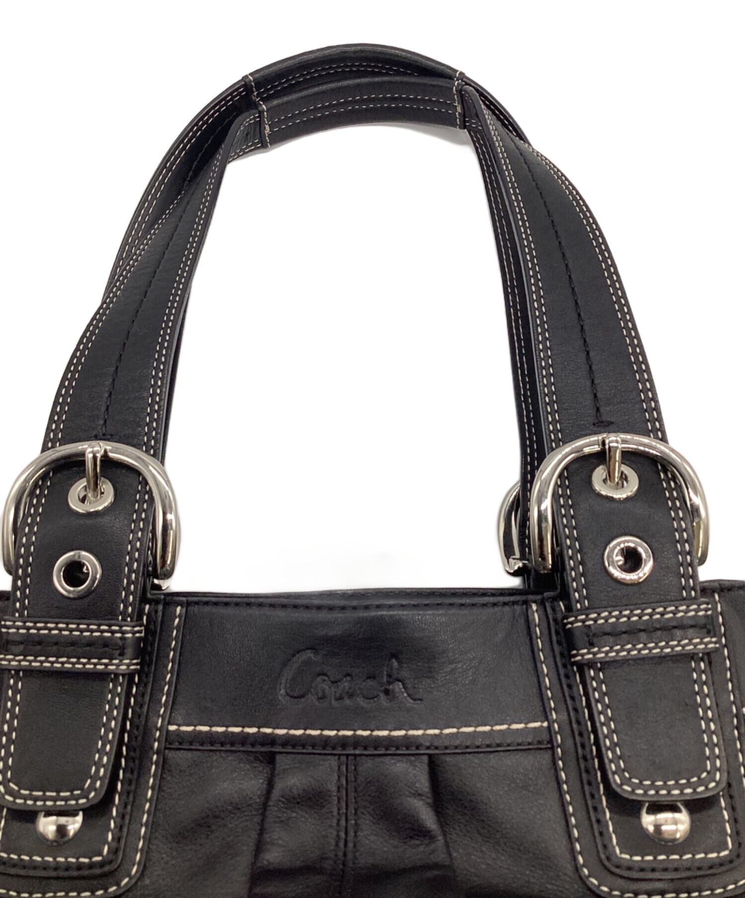 中古・古着通販】COACH (コーチ) トートバッグ ブラック｜ブランド