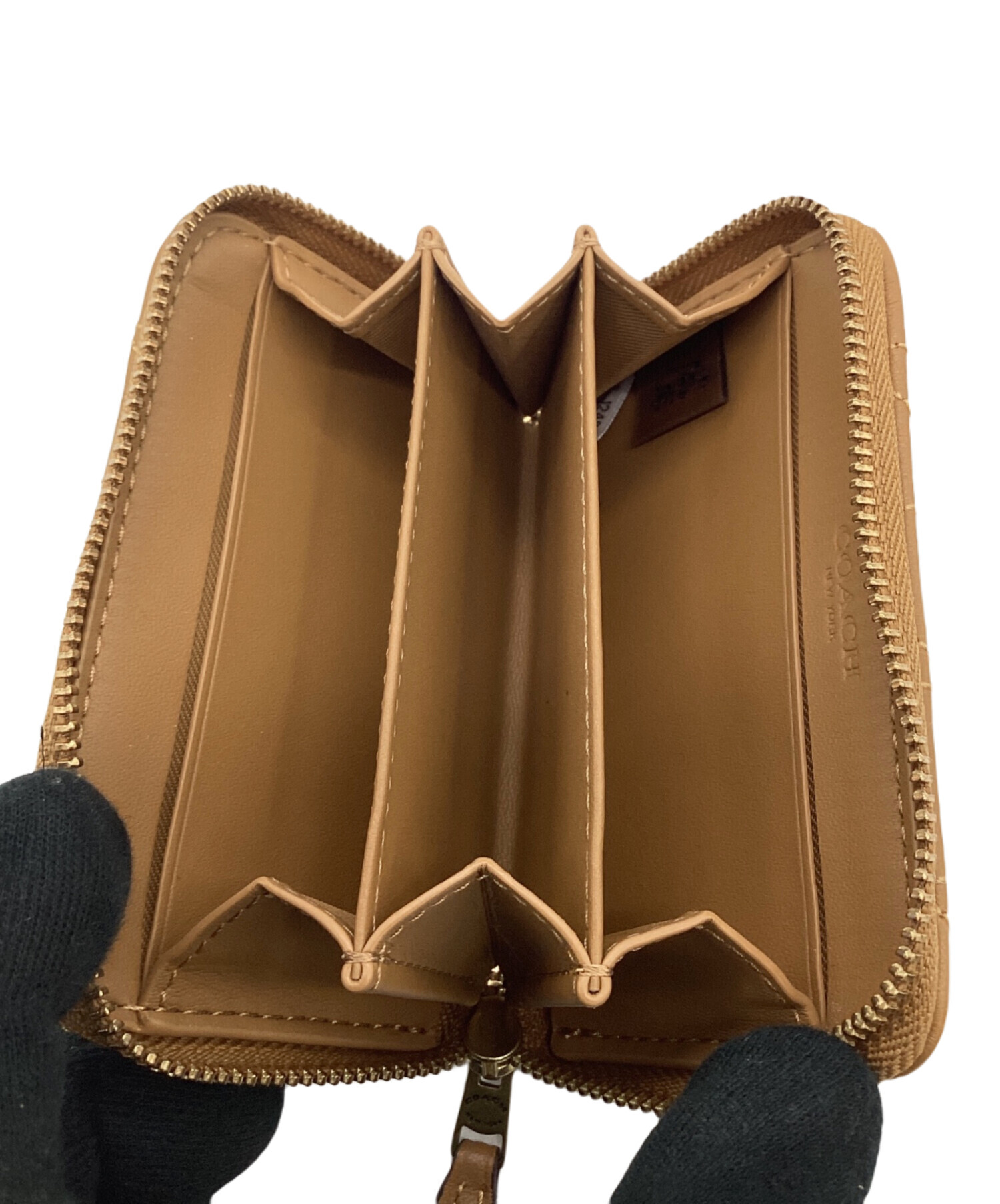 中古・古着通販】COACH (コーチ) スモール ジップ アラウンド カード