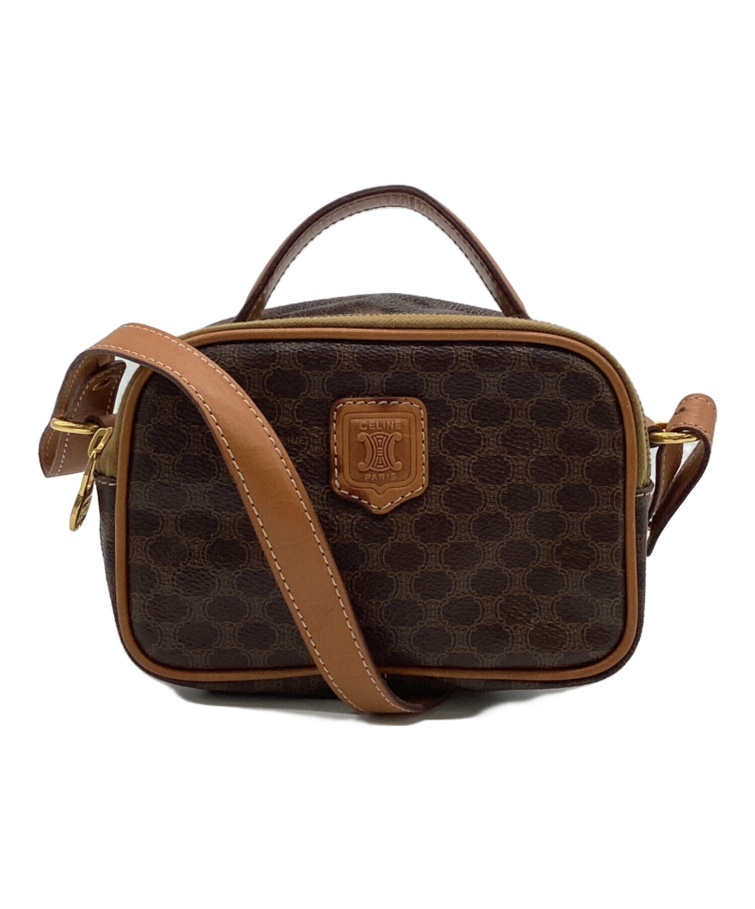 中古・古着通販】CELINE (セリーヌ) マカダム ショルダーポーチ