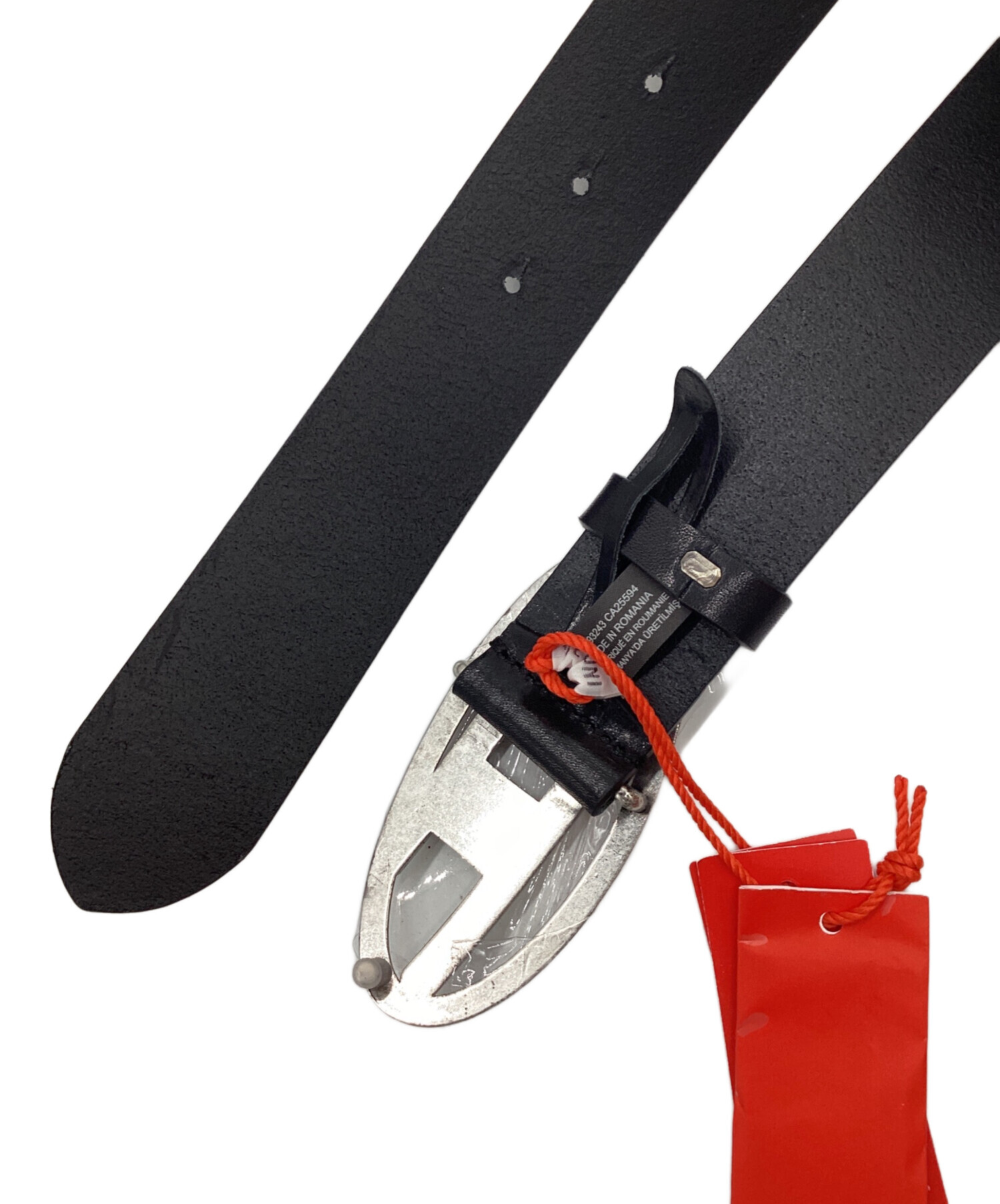 中古・古着通販】DIESEL (ディーゼル) ロゴベルト ブラック サイズ:85